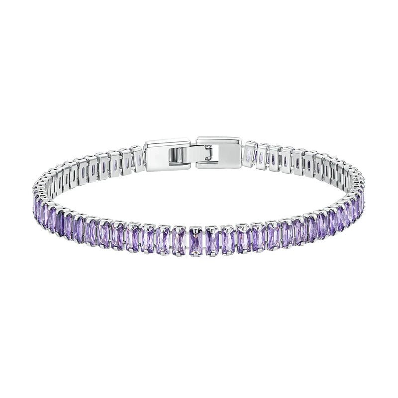 Pangama Jewelry Shining Crystal Tennis Bracelet