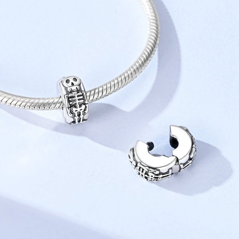 Pangama Jewelry Skeleton Clip Stopper Charm