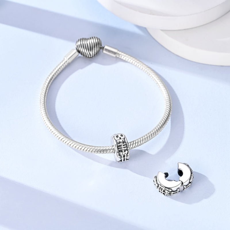 Pangama Jewelry Skeleton Clip Stopper Charm