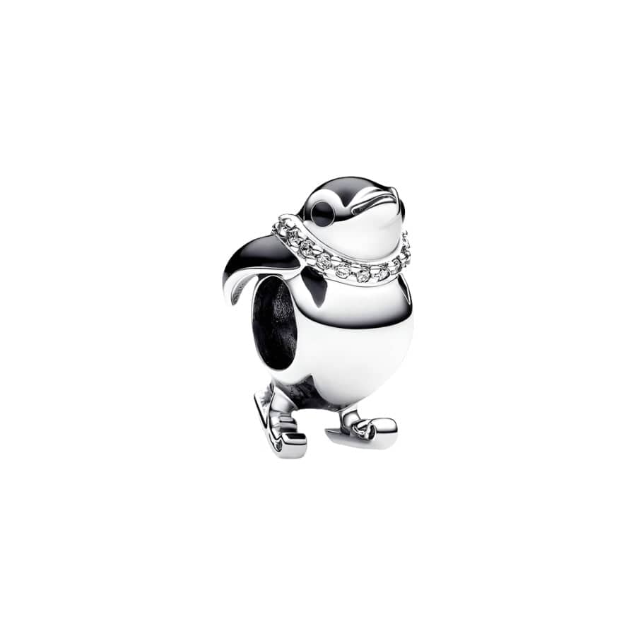 Skiing Penguin Charm