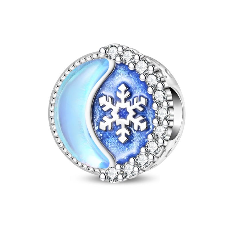 Pangama Jewelry Snowflake & Crescent Moon Winter Charm