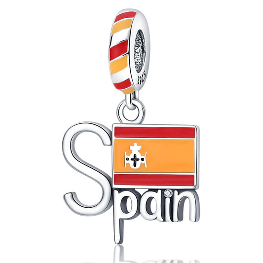 Spanish Flag Dangle Charm