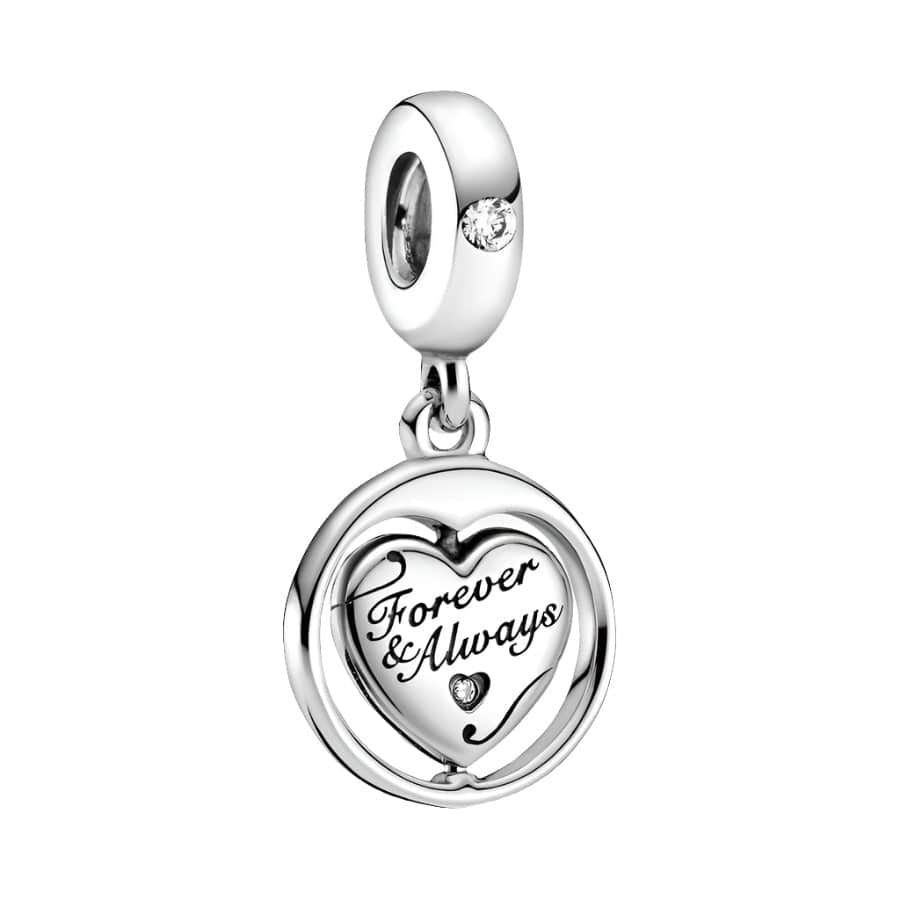 Spinning Forever & Always Soulmate Dangle Charm