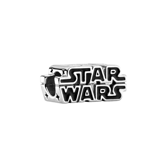Star Wars Silver 3D Logo Charm