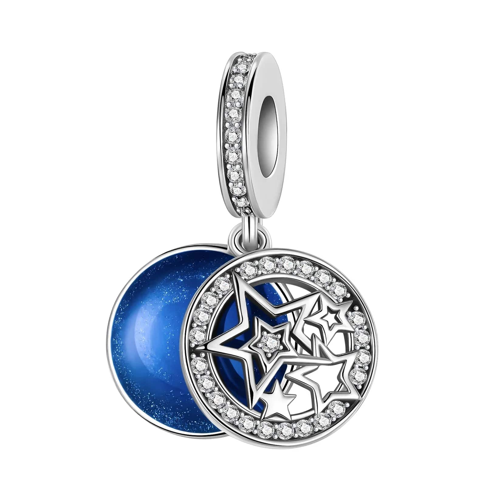 Stars at Night Double Dangle Charm