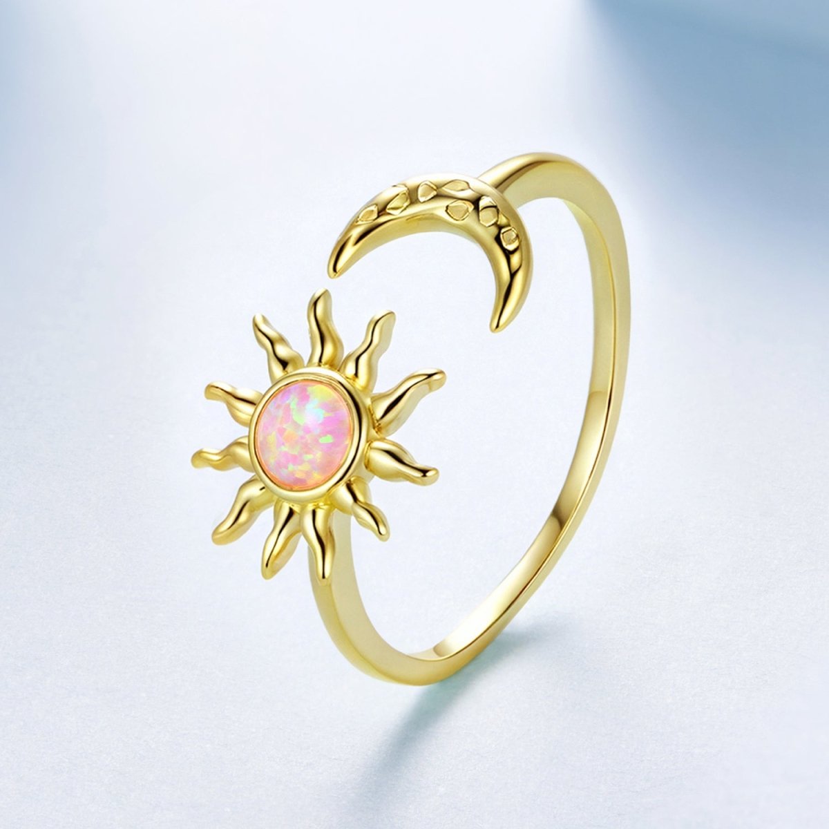 Pangama Jewelry Sun & Moon Harmony Adjustable Ring