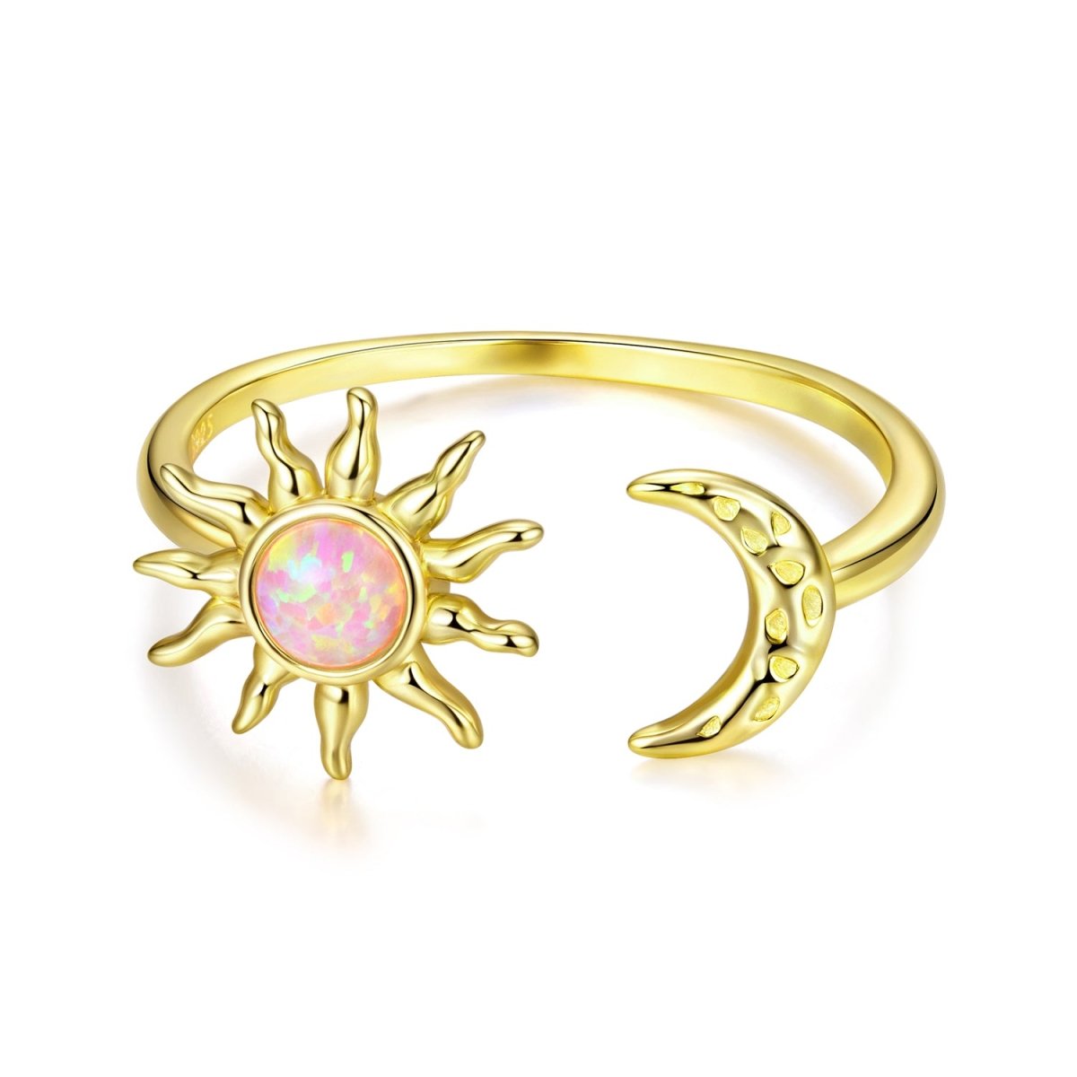 Pangama Jewelry Sun & Moon Harmony Adjustable Ring