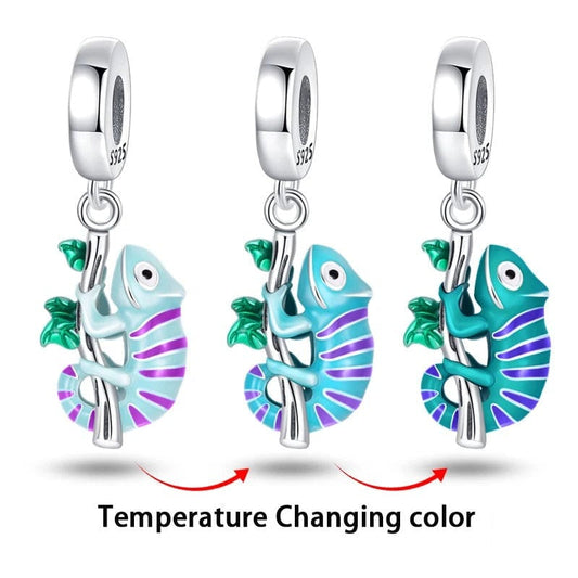 Temperature Changing Lizard Charm