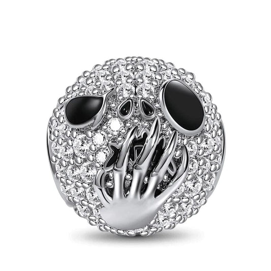 The Nightmare Before Christmas Sparkling Jack Skull Charm