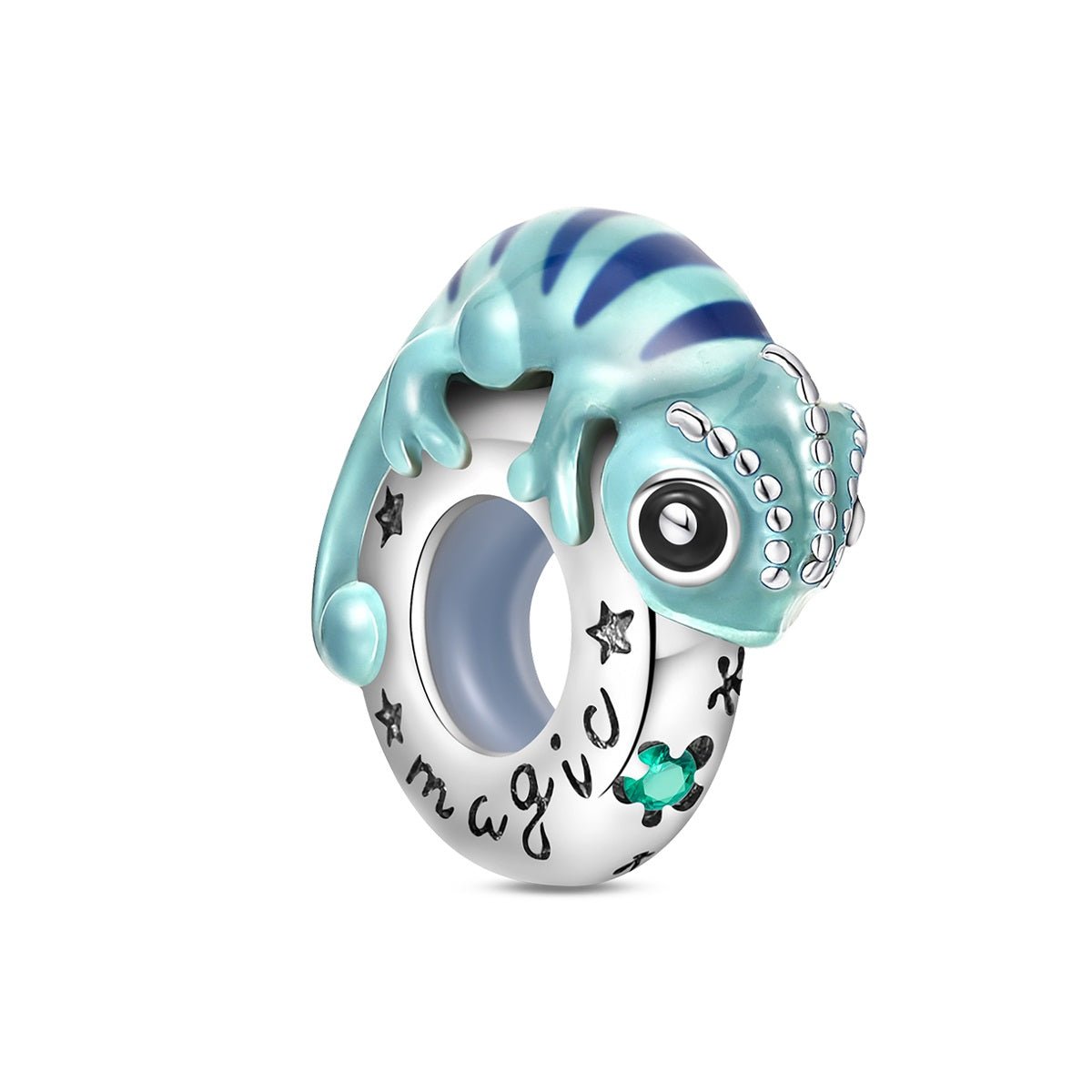 Pangama Jewelry Thermochromic Magic Chameleon Color - Changing Charm