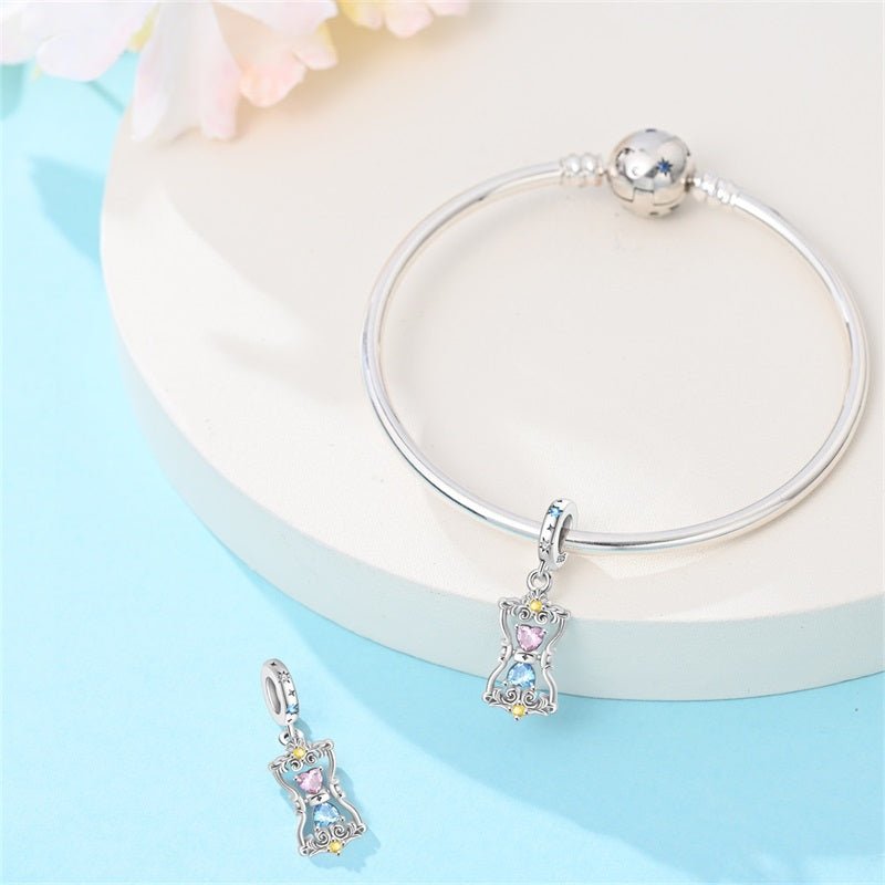 Pangama Jewelry Time of Dreams Hourglass Dangle Charm