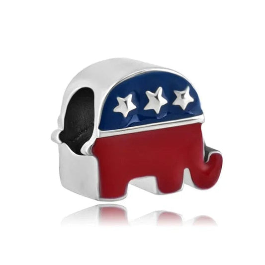 US Republican Party Elephant Charm